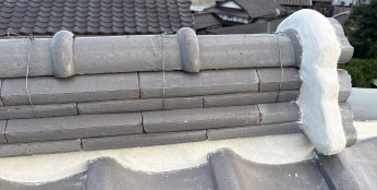 漆喰の塗り直し